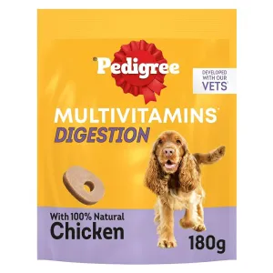 Pedigree 180g Multivitamins Digestion 30 Soft Dog Chews