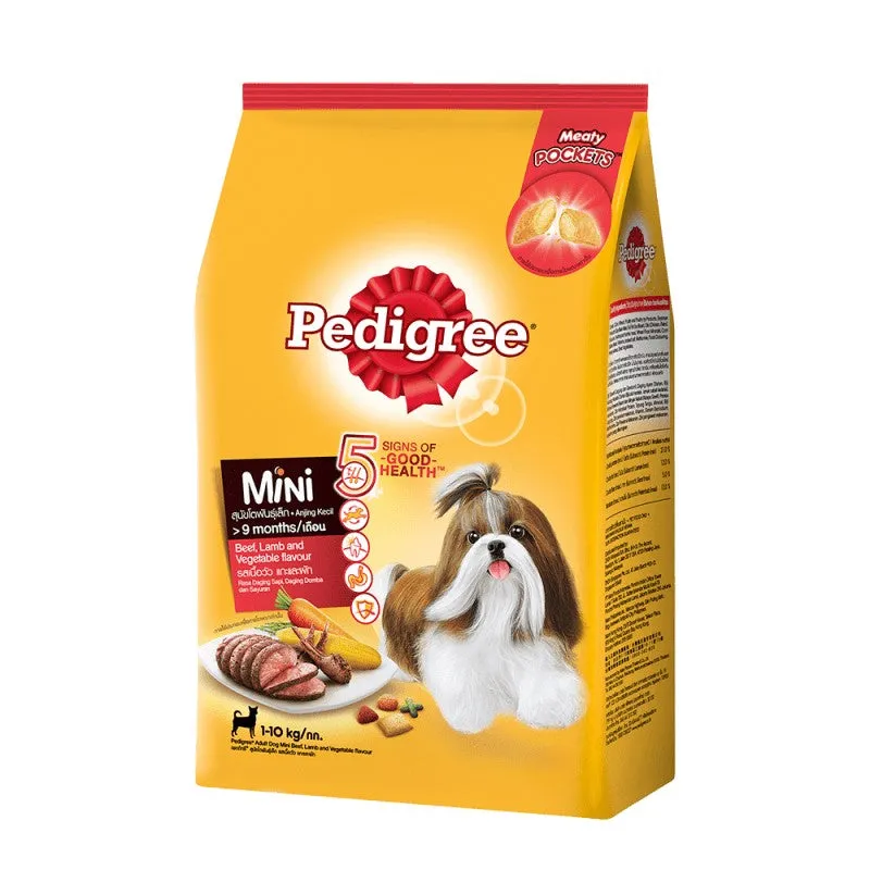 Pedigree Dry Dog Food 400g All Breeds & Flavors for Adult/Puppy NutriDefense