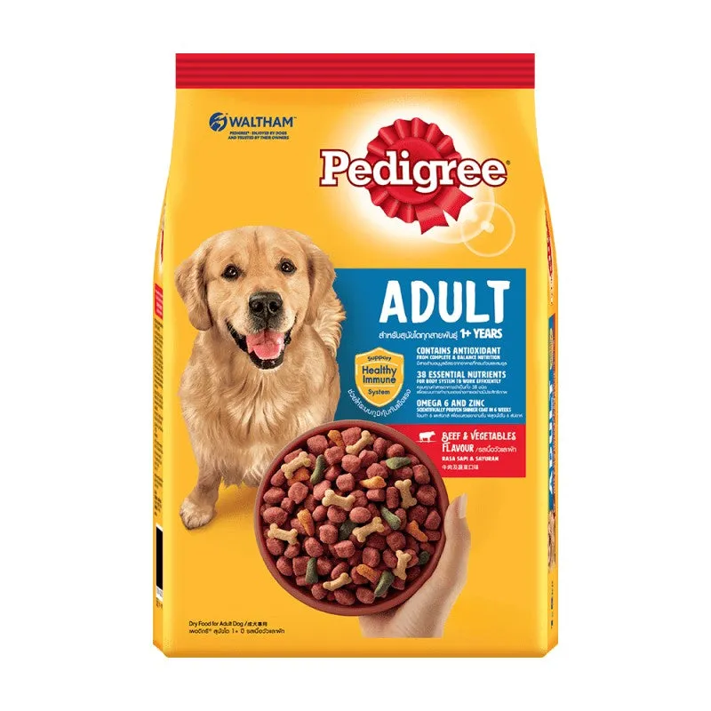 Pedigree Dry Dog Food 400g All Breeds & Flavors for Adult/Puppy NutriDefense