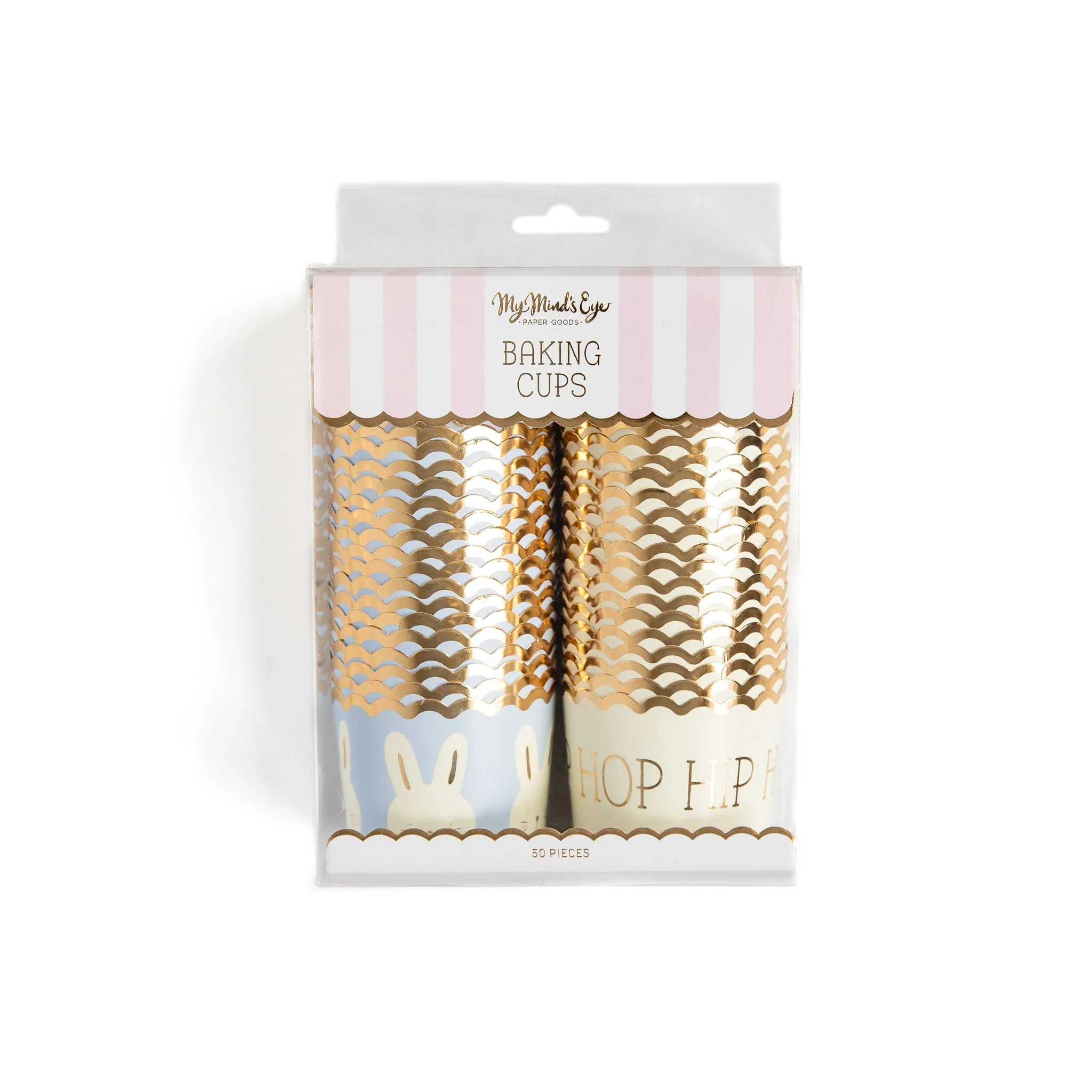 PLCC487 - Gold Foiled Hip Hop Bunnies 5 oz Food Cups (50 pcs)