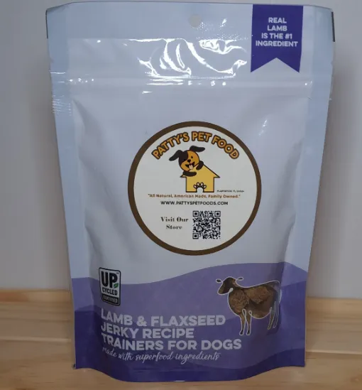 Pooch Perfect Dog Jerky Treats- Lamb and Flaxseed