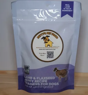 Pooch Perfect Dog Jerky Treats- Lamb and Flaxseed