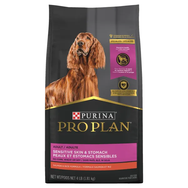 Purina Pro Plan Adult Sensitive Skin & Stomach Salmon & Rice Dry Dog Food