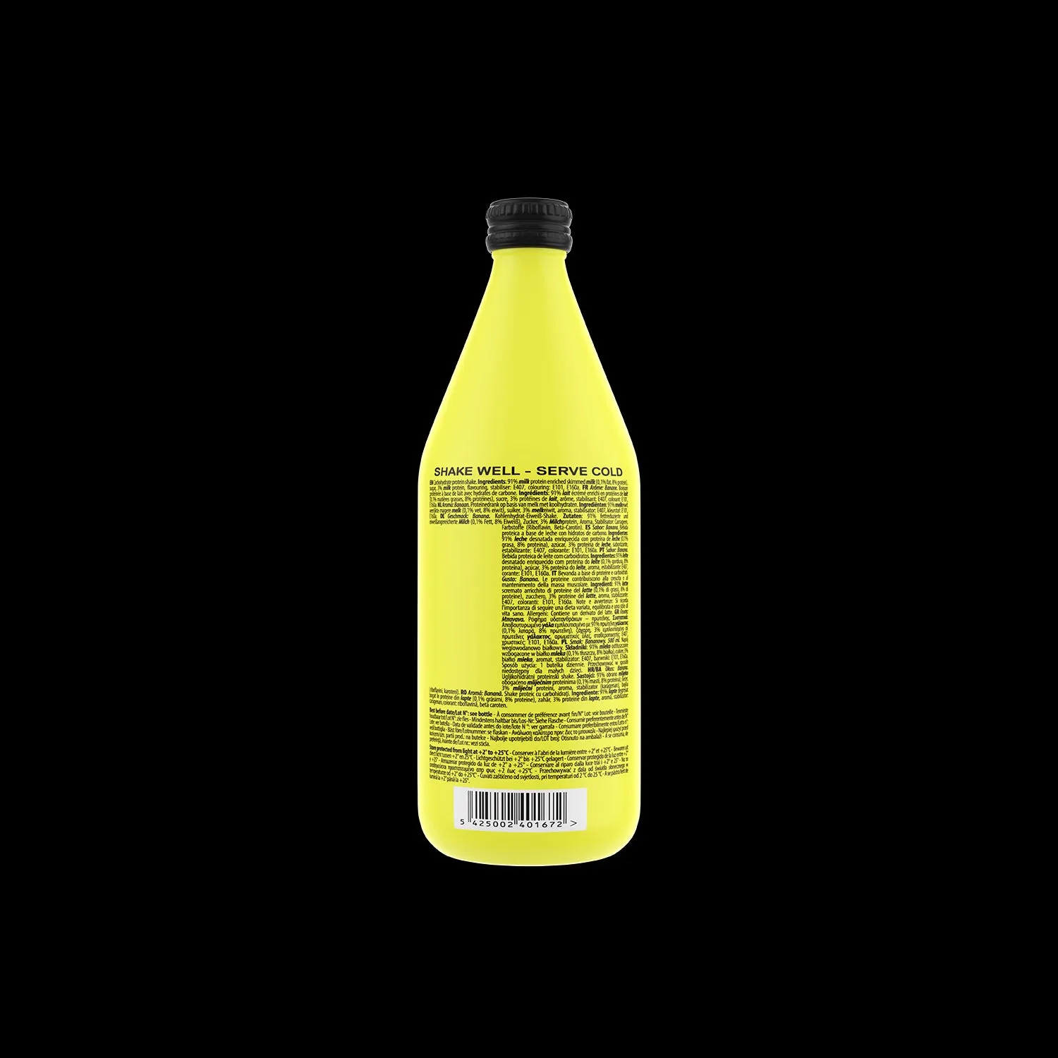 QNT Protein High Carbohydrate Post Training Recovery Shake - 12 X 500ml