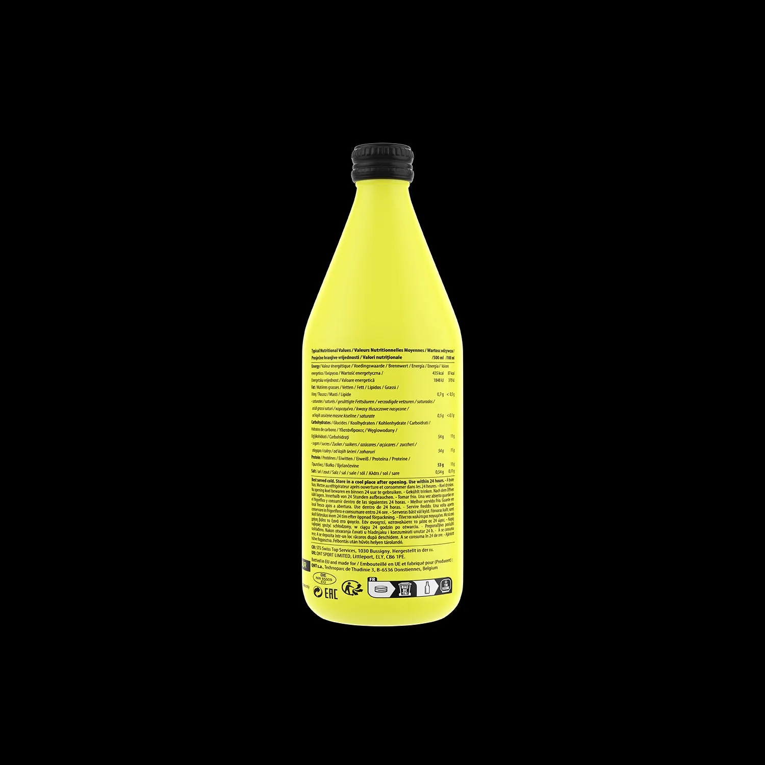QNT Protein High Carbohydrate Post Training Recovery Shake - 12 X 500ml
