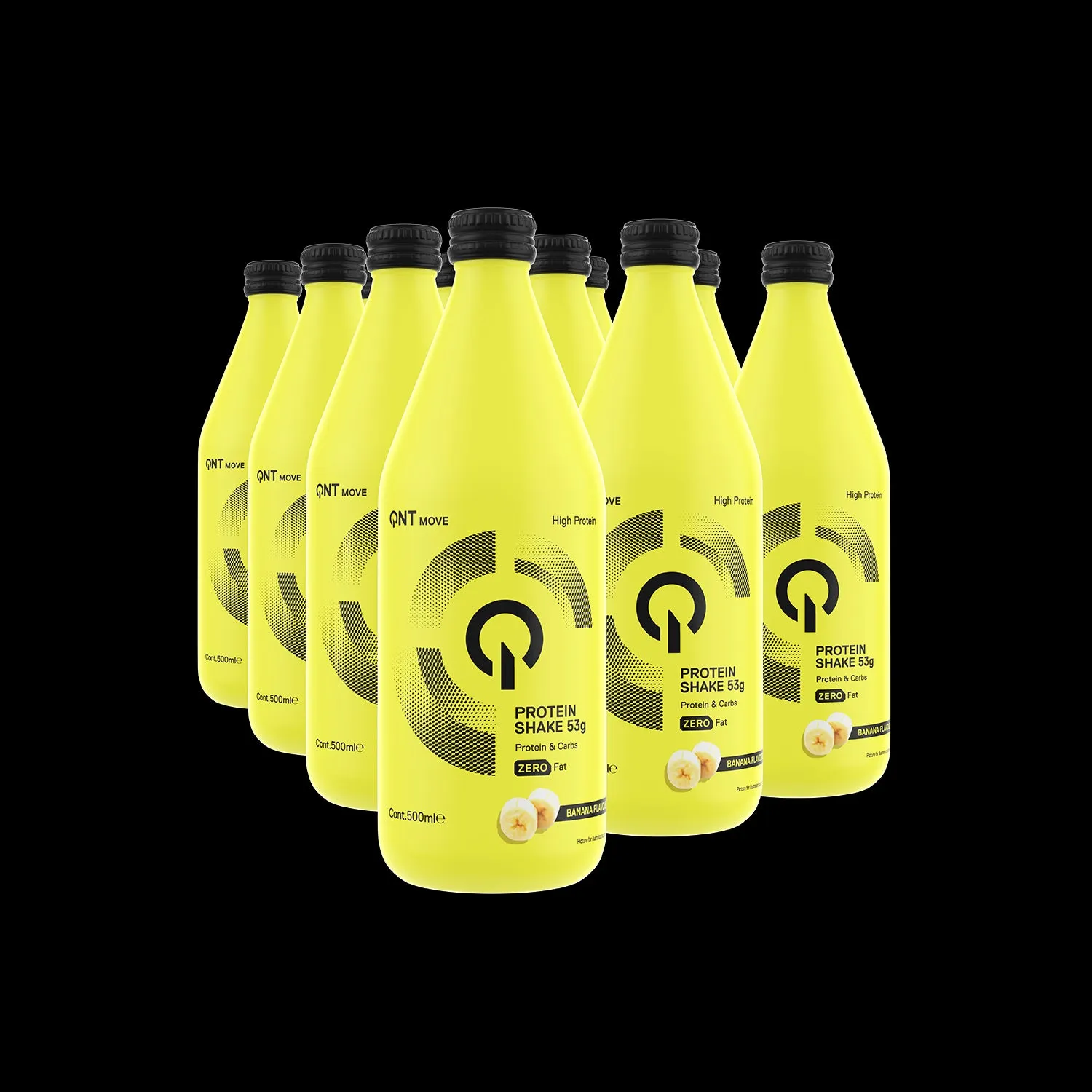 QNT Protein High Carbohydrate Post Training Recovery Shake - 12 X 500ml