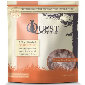Quest Prey Model Pork Recipe Grain-Free Freeze-Dried Raw Cat Food 10oz