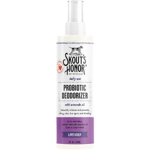 Skout's Honor Probiotic Daily Use Pet Deodorizer Lavender 8-oz