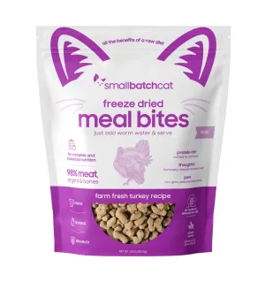 Smallbatch Cat Freeze Dried Meal Bites Turkey 10oz