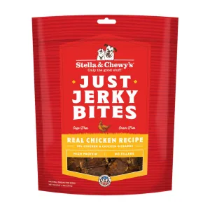 Stella & Chewy's Just Jerky Bites Real Chicken Recipe Jerky Grain-Free Dog Treats 6oz