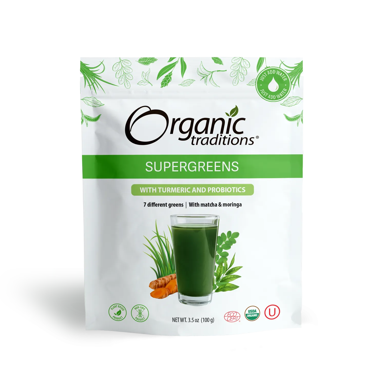 Supergreens with Turmeric and Probiotics