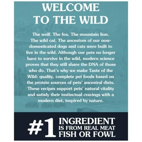 Taste of the Wild Pine Forest Grain Free All Breeds & Life Stage Dry Dog Food 12.2kg