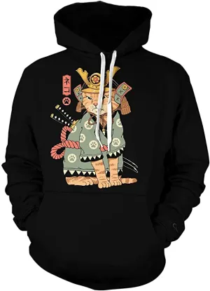 Unisex Funny Cat Printed Graphic Casual Sweatshirts Hooded For Men Women Teen Hoodie