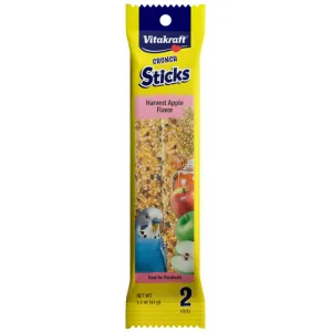 Vitakraft Crunch Sticks Harvest Apple Flavor Treat 1.5 oz. (Pack of 2)