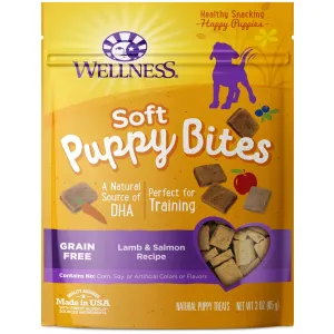 Wellness WellBites Puppy Bites Lamb & Salmon Recipe Soft Dog Treats