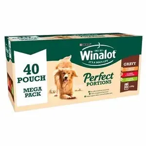 Winalot Perfect Portions Dog Food in Gravy Mega pack (40x100g) - DECEMBER SPECIAL OFFER - 7% OFF