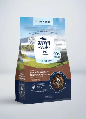Ziwi Peak Steam & Dried Beef with Southern Blue Whiting Recipe